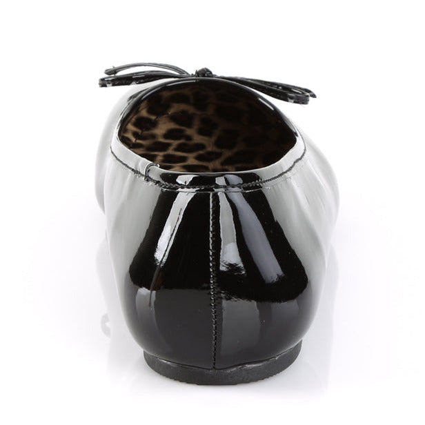 Black Patent Vegan Ballet Flats