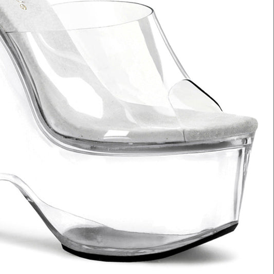 Platform Wedge Clear Transparent Platform Shoes