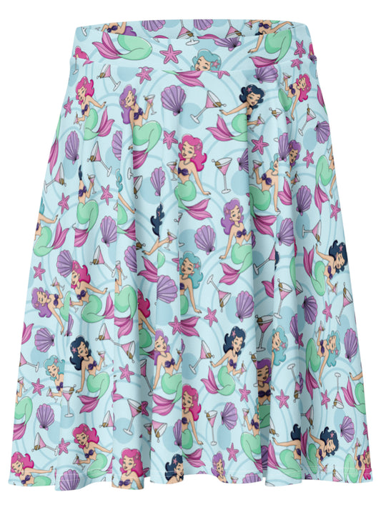A Mermaids and Martinis flare swing skirt.