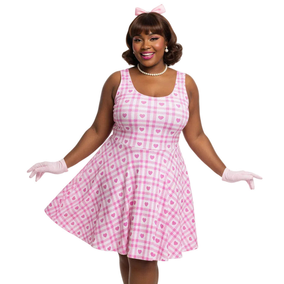 plus size retro style dresses Vintage Inspired Plus Size Midi Dress