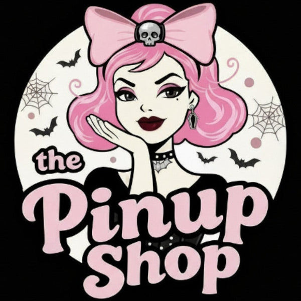 The Pinup Shop Logo Pinup Goth Girl